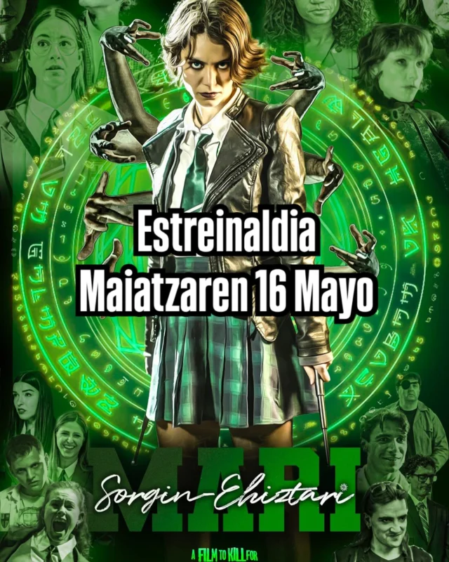 El día 16 de Mayo estrenamos en la app de Makusi!!!! 🫶🏼💚 MARI SORGIN EHIZTARI! 
Descubre qué criaturas mitológicas se esconden en las profundidades de Euskal Herria 🧙🏻‍♀️🧌👹#makusi #ikusimakusi #marisorginehiztari 
Gran cast @nereassanz @mikelearizko @asiervaldestilla.actor @mariacruicksha @yleniabaglietto @suaenparan @andermurillo_09 @nagoreeiturregi @eneritoo @roseofdolls @jonkoldovazquez