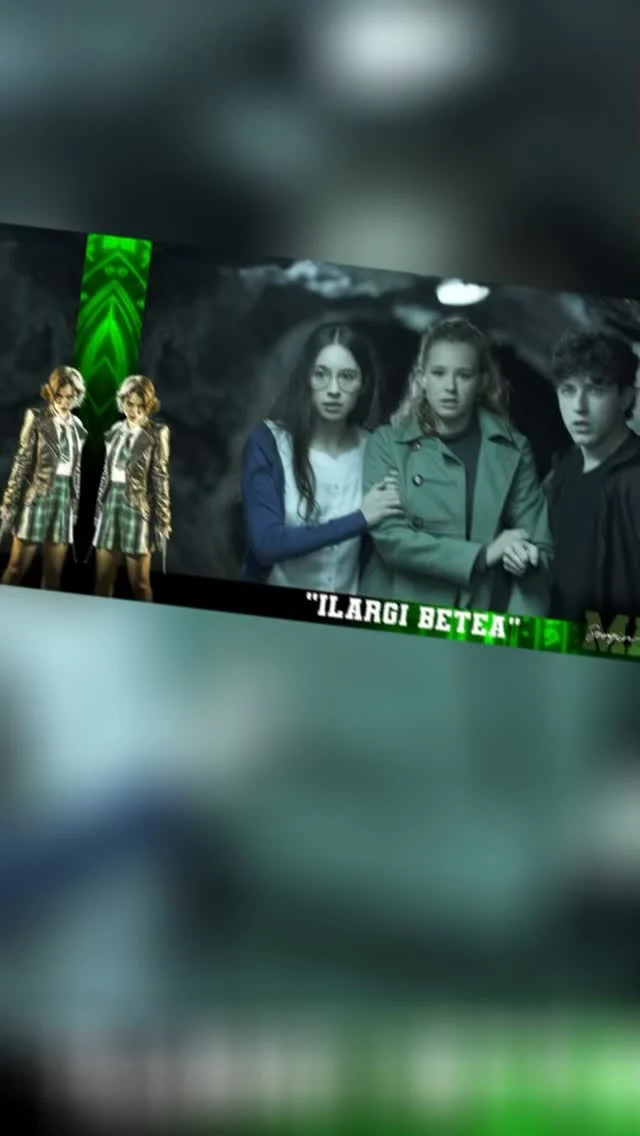 “Ikasle bat modu misteriotsuan desagertu da, eta bere lagunik onena, Eukene, modu bitxian jokatzen hasi da. Marik, Irenek eta Jontxuk, hari jarraitzea erabaki dute enigma konpontzen saiatzeko. Misterioa argitzeko gakoa Karmelek eskaintzen dien liburu berezi batean egon liteke... “

Hau nola bukatzen den jakin nahi duzu? Horretarako aukera bakarra dago, Makusin sartu eta atala ikusi! 
Aste honetan Sua Enparantza eta Ander Murillo aurkituko dira gure protagonisten artean, galdu egingo duzu?
https://makusi.eus/ikusi/s/mari-sorgin-ehiztari
.
Ilbetea aurreratu egin da... 🐺
.
@suaenparan @andermurillo_09 @nereassanz @mikelearizko @asiervaldestilla.actor @makusi_eus 
.
#marisorginehiztari #makusi
